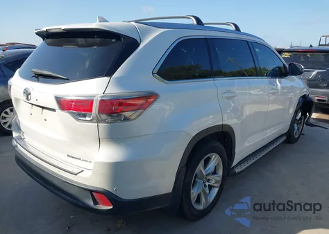 2016 Toyota Highlander Limited V6 z USA, uszkodzony, nr VIN 5TDDKRFH0GS302067